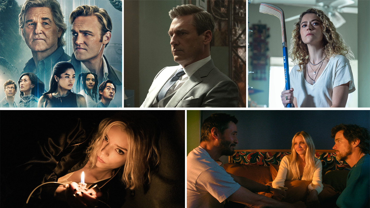 Презентация Apple в ангаре с большим экраном