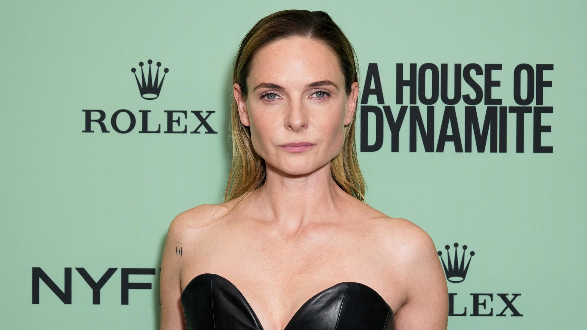 Ребекка Фергюсон на съемочной площадке