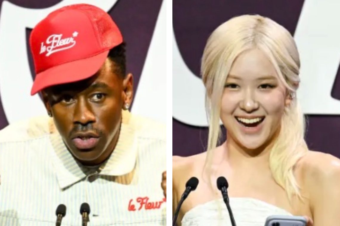 Тайлер, создатель и Розэ на церемонии Грэмми 2026 года